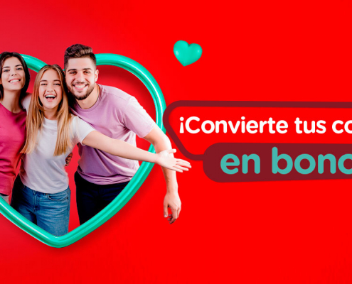 convierte tus compras en bonos