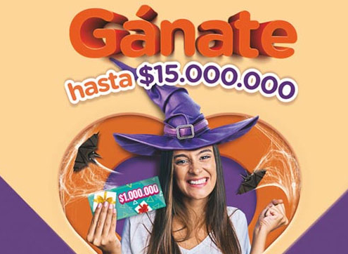 Gánate hasta 15 millones