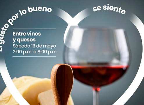Evento, Entre vinos y quesos