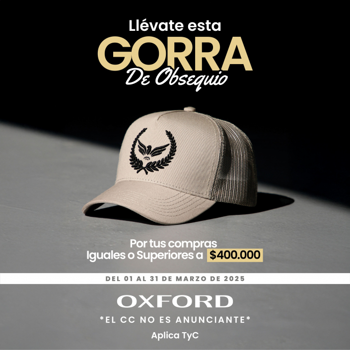 OXFORD PROMOCIÓN GORRA