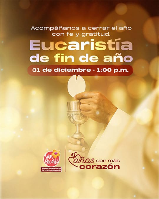 DESPIDAMOS EL AÑO EN EUCARISTÍA