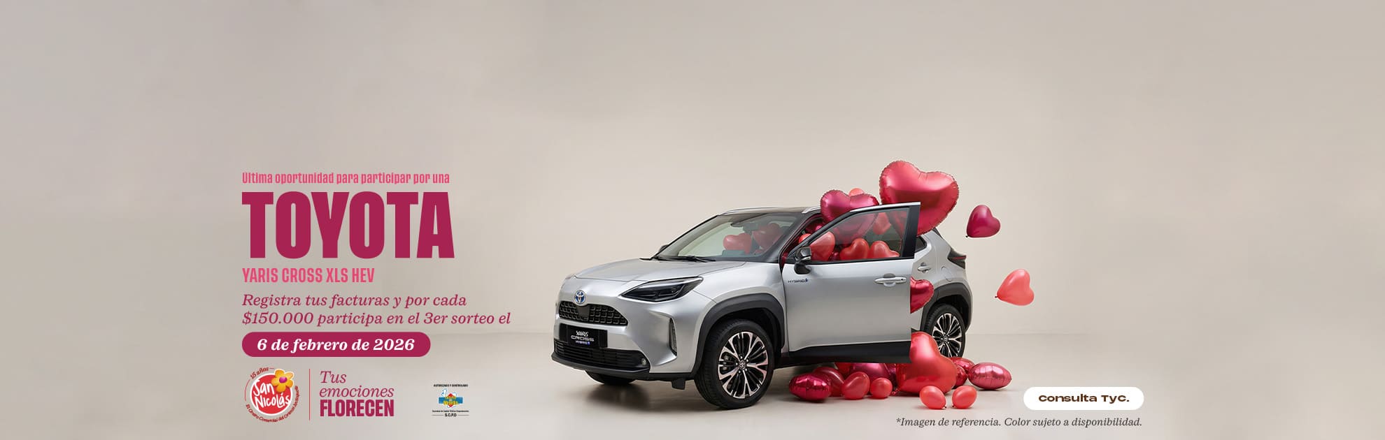 SORTEO CAMIONETA SAN NICOLÁS