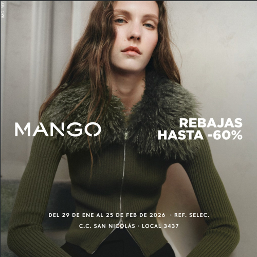 MANGO 60% REBAJAS