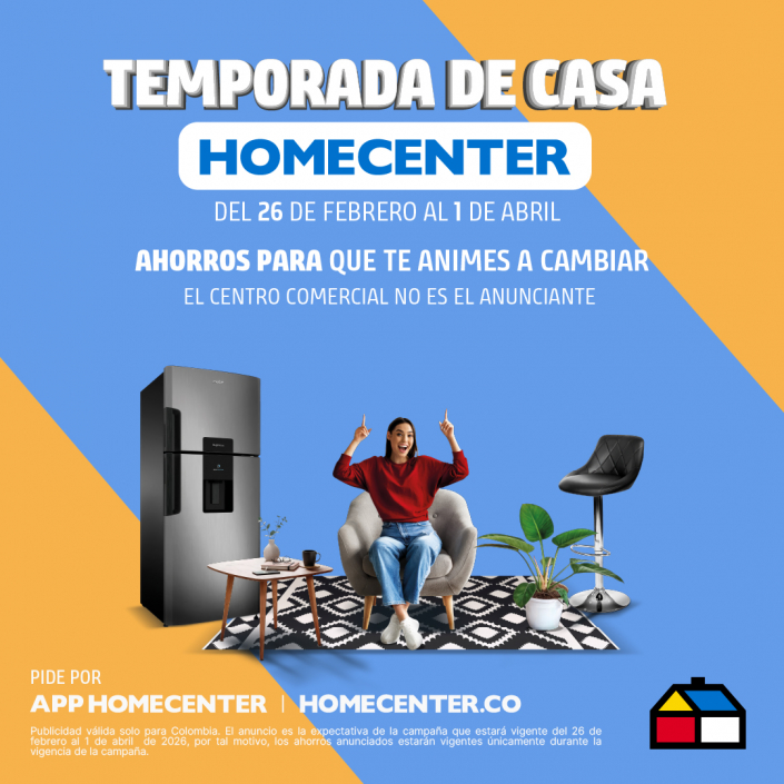 HOMECENTER TEMPORADA DE CASA